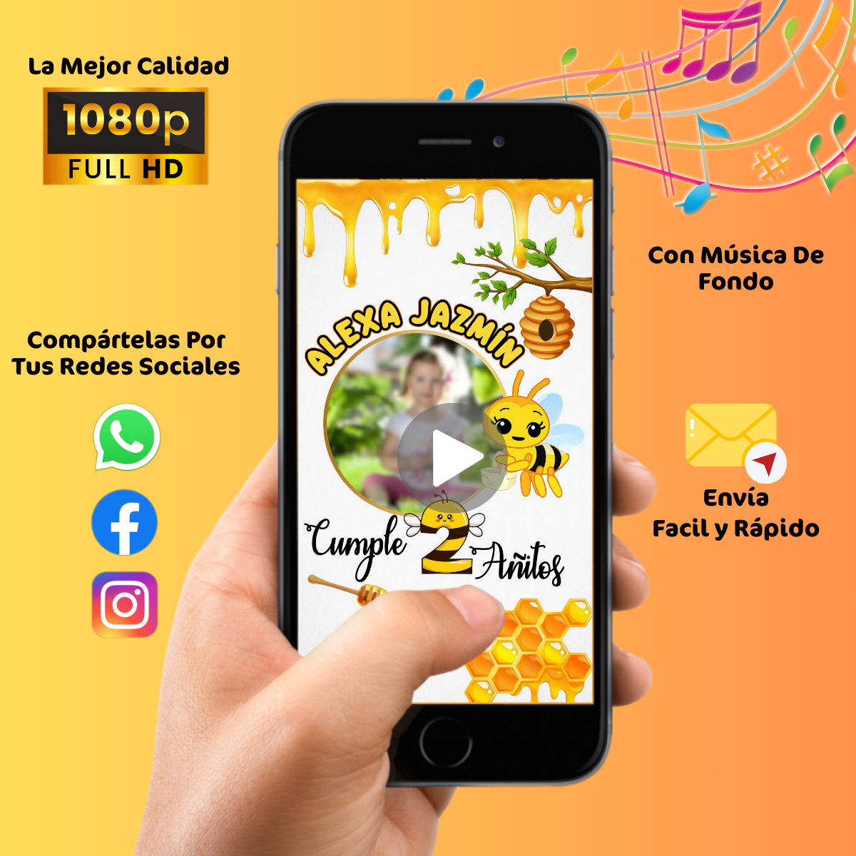 Videoinvitación Digital Personalizada